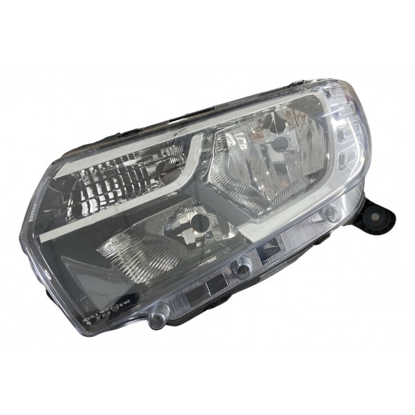 Farol Dianteiro Esquerdo Logan Sandero 2020/2022 Com Led Esquerdo/motorista