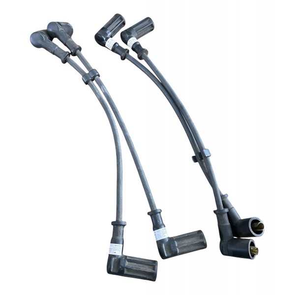 Jogo Cabos Vela Fiat Uno 1.5 Mille 1990 A 1991 Preto