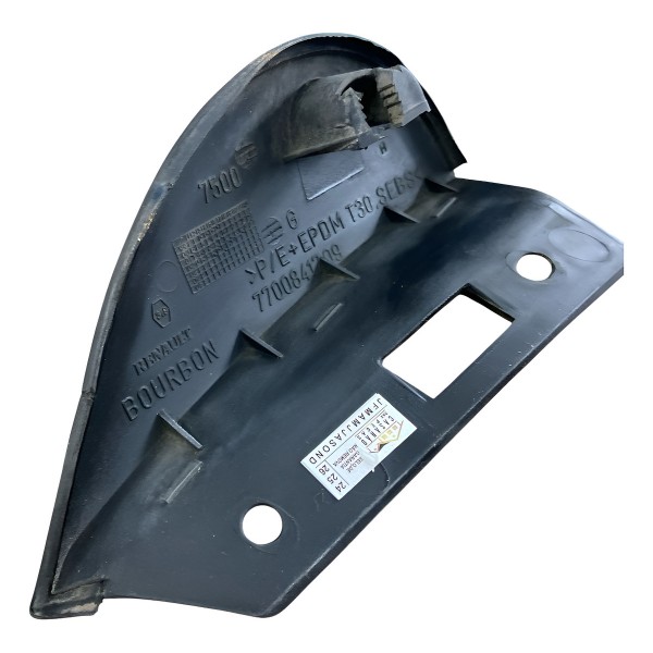 Acabamento Externo Para Lama/retrovisor Direito Scenic 99-10 Preto