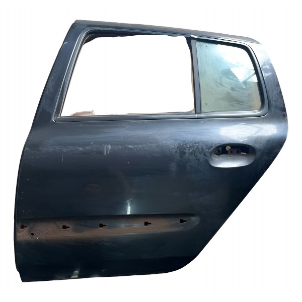 Porta Traseira Esquerda Renault Clio 2004 Á 2010 Original Traseira Esquerdo Preto