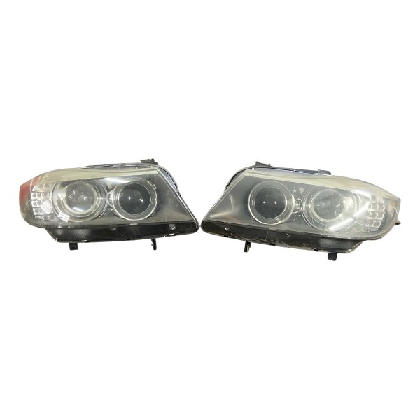 Par Farol Bmw 325i 2010 Original C/detalhes Ambos Lados