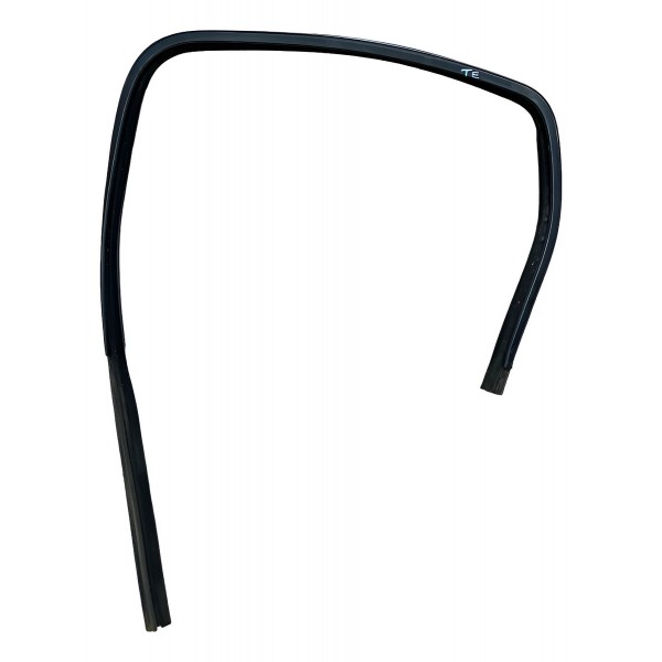 Borracha Canaleta Vidro Traseiro Esquerdo Ford Fiesta 2008 Preto