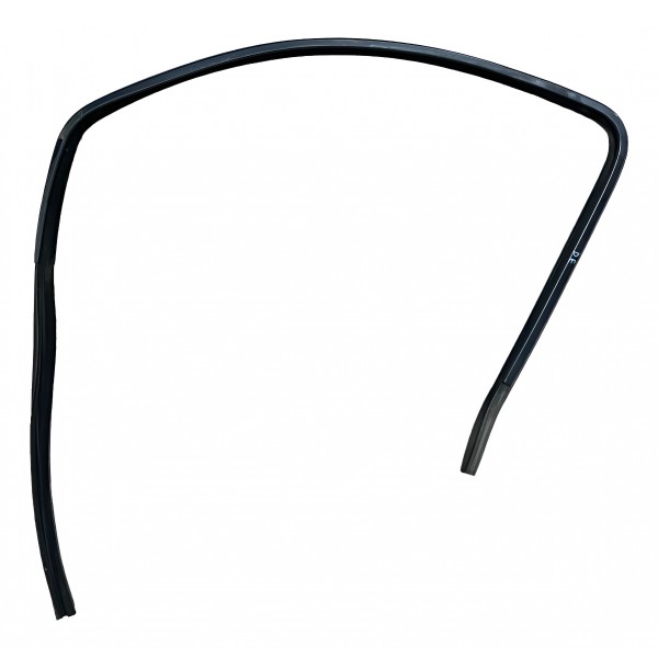 Canaleta Vidro Fiesta 2000 A 2006 Dianteira Esquerda  Preto