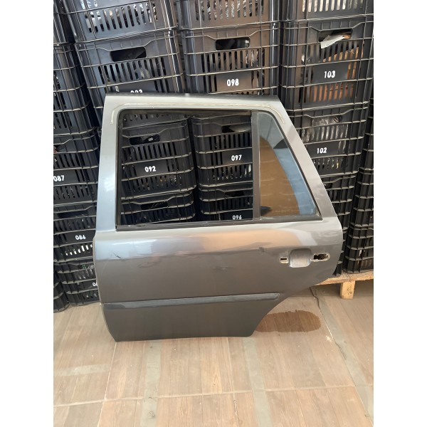 Porta Traseira Esquerda Gol Parati 1999 A 2014 G3 G4 Esquerdo Cinza-escuro