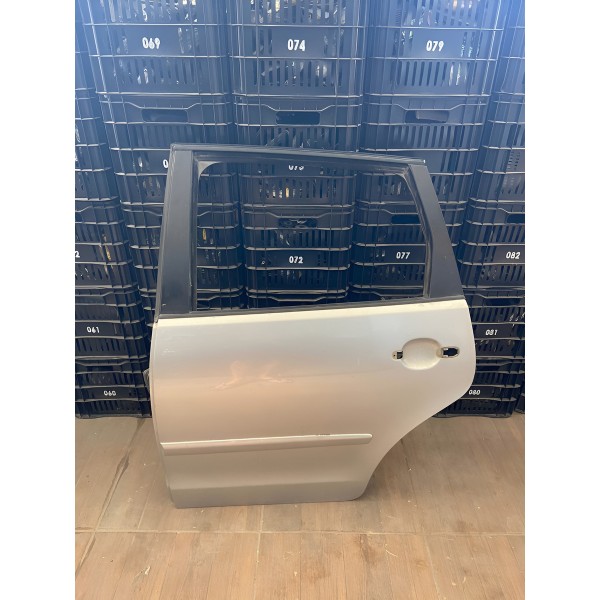 Porta Traseira Esquerda Volkswagen Polo 2003/ 2012 Original Prateado