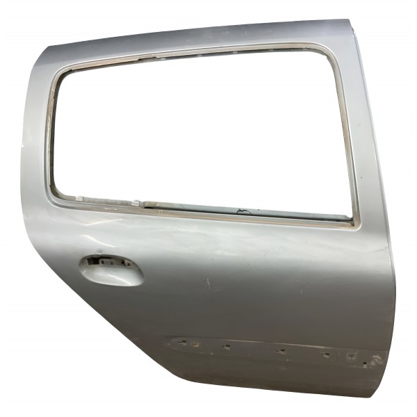 Porta Traseira Direita Renault Clio 2007 Direito Prateado