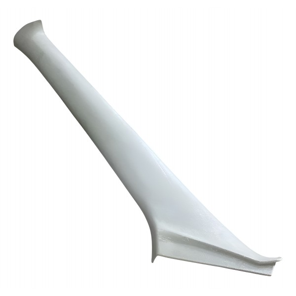 Moldura Acabamento Parabrisa Esquerdo Ford Fiesta 1996 Branco