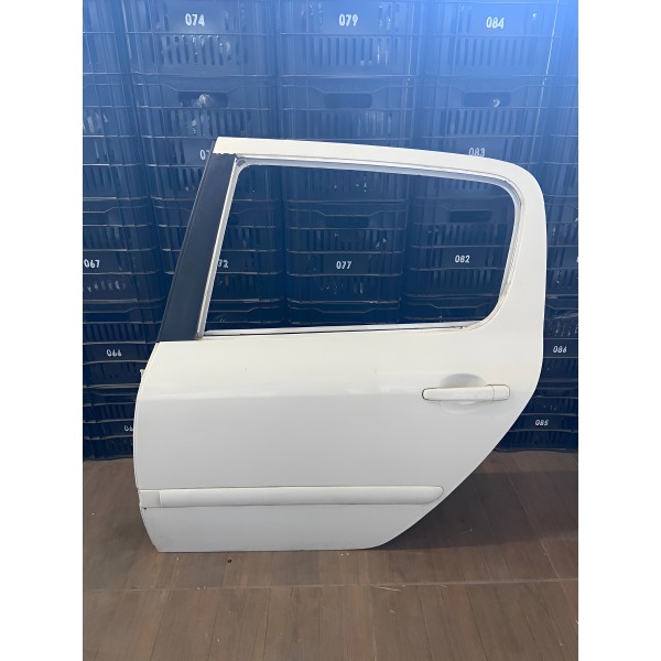 Porta Traseira Esquerda Peugeot 307 Hatch 2008/2011 Original Traseira Esquerdo Branco