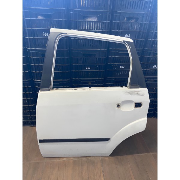 Porta Traseira Esquerda Ford Fiesta 2007 A 2014 Original Branco