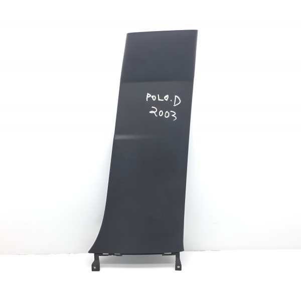 Moldura Acabamento Coluna Central Direita Vw Polo 6q4867298 Preto