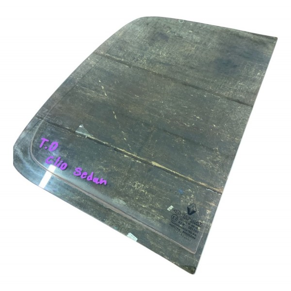 Vidro Lateral Vigia Traseiro Direito Clio Hatch Sedan 4p