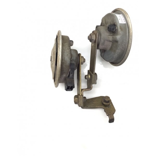 Buzina Dupla Com Suporte Ford Fiesta 2005/2007 Original