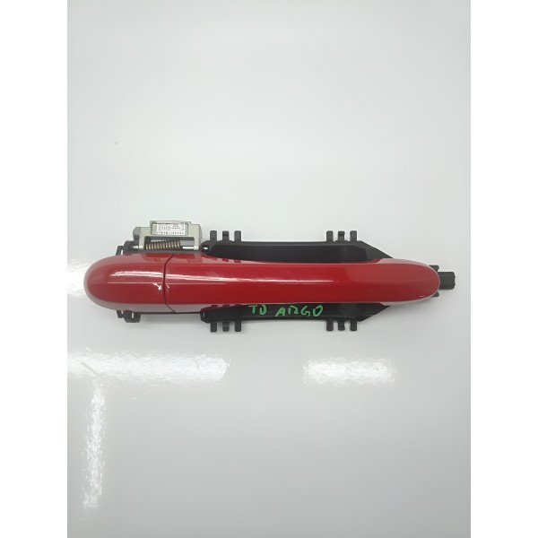 Maçaneta Externa Traseira Direita Fiat Argo 2019 Original Vermelho Traseira