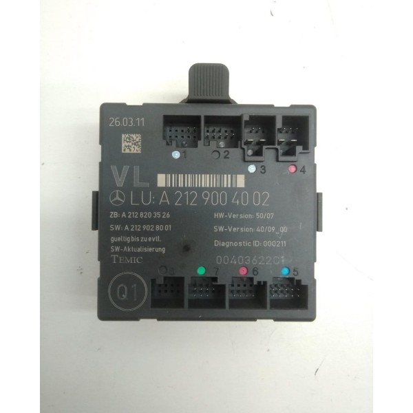 Modulo Porta Dianteira Esquerda Mercedes C180 2012 Original