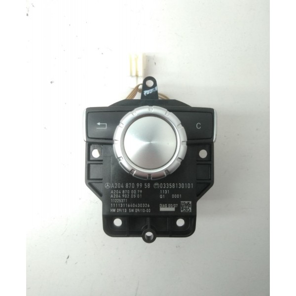 Botão Navegação Multimídia Mercedes C180 2012 Original