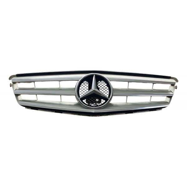 Grade Dianteira Mercedes C180 2012 Prateado Prateado