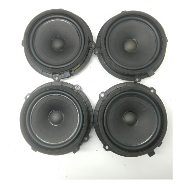 Kit Falantes De Portas Kia Cerato 2016 Originais Preto