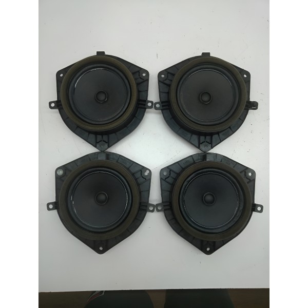 Jogo Alto Falantes De Portas Hb20x 2016 Original Cinza E Preto