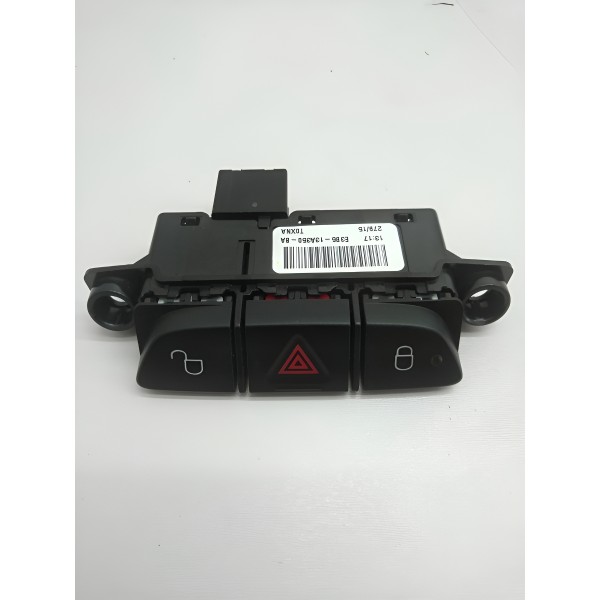 Botão Alerta Com Trava De Portas Ford Ka 2020 Original Preto