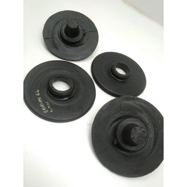 Kit 4 Calços Anti Ruído Sup Inf Mola Tras Saveiro Original