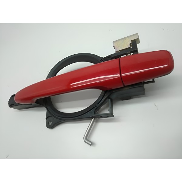 Maçaneta Externa Traseira Esquerda Lancer 2016 Original Vermelho Traseira