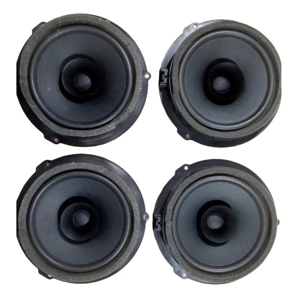 Kit Conjunto 4 Alto Falantes Originais Ford Ka 2015- 21 Preto